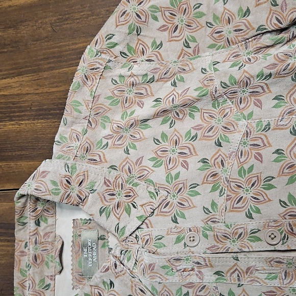 Floral Leather Jacket - Picture 13 of 16